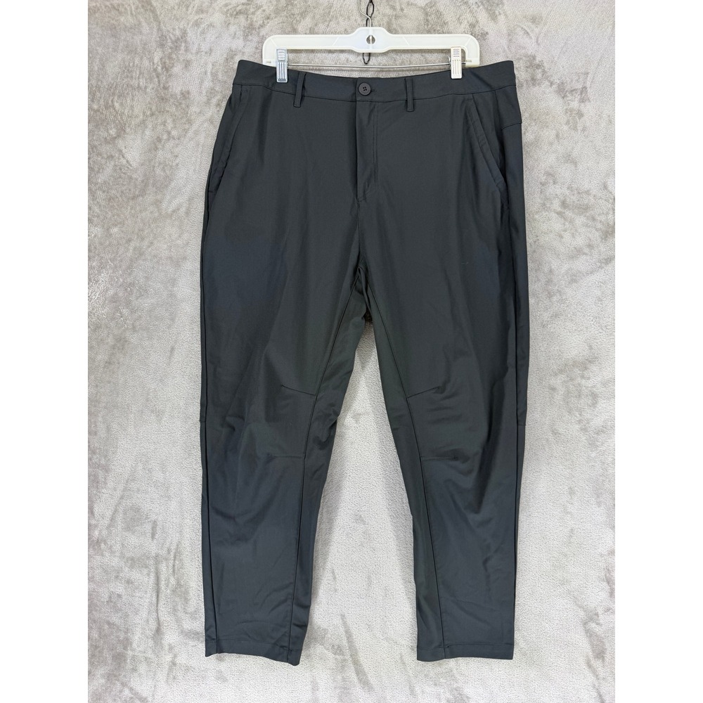Legends Pants Mens 36 LGDB052 Black Performance Tapered EUC